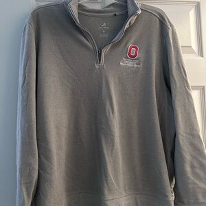 OSU Medical Center Gray Zip-Up Pullover